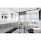 Castello Usa Nile 84-inch Gray Vanity Set with White Top and Chrome Handles CB-MC-84G-CHR-2053-WH - alternate 4